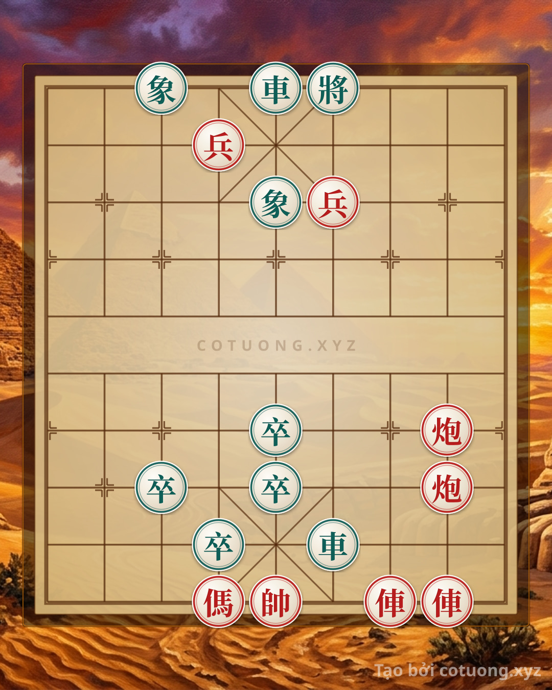 Challenge: Red General: Defensive Counterattack Tactics in a Super Difficult Position - Can you solve it?