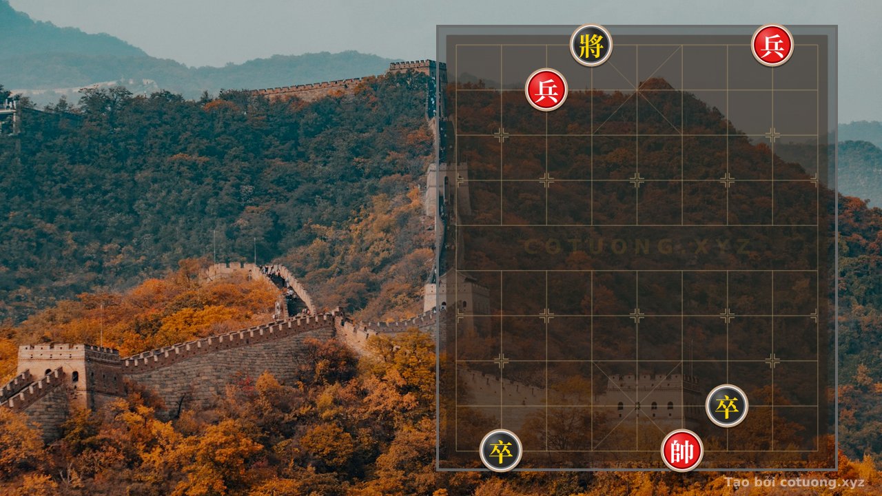 Thế cờ: Xiangqi Heroes: Red Tactics and the Dark Shadow — Cờ Tướng Online