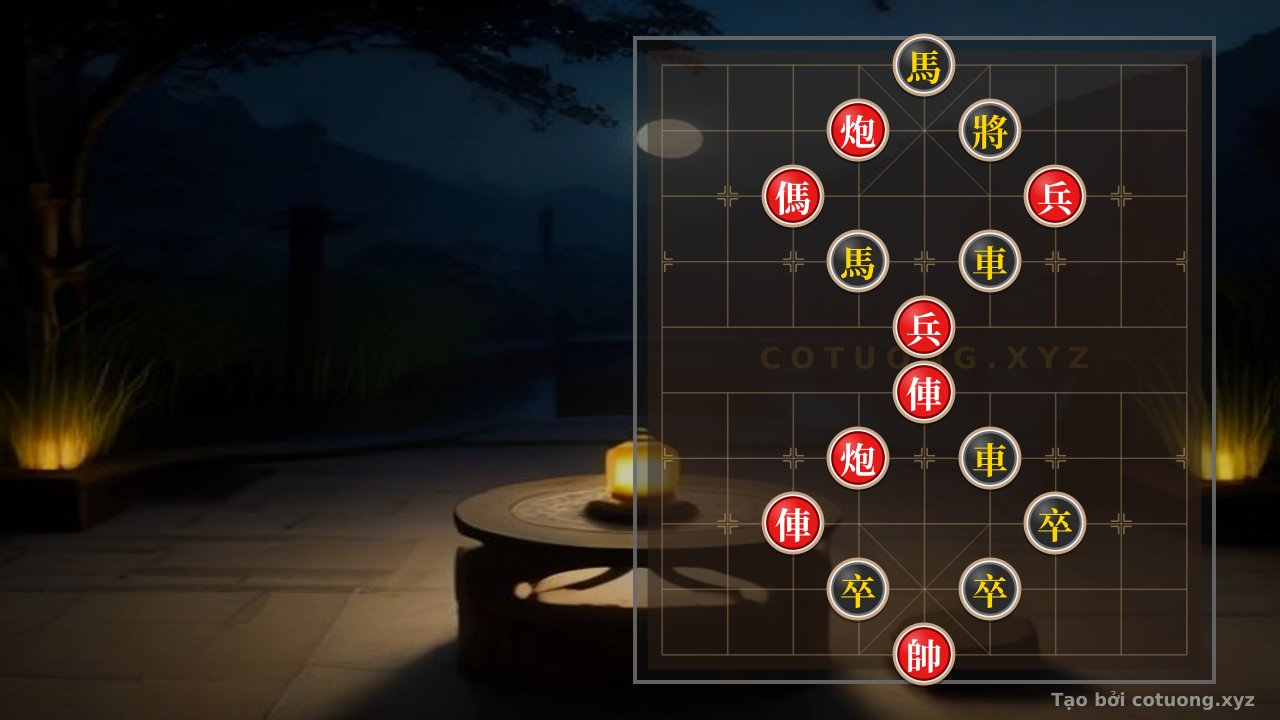 Thế cờ: Xiangqi Complexity: Red Strikes with Cannon Cart Combined Troops - Double Horse Net Strategy — Cờ Tướng Online