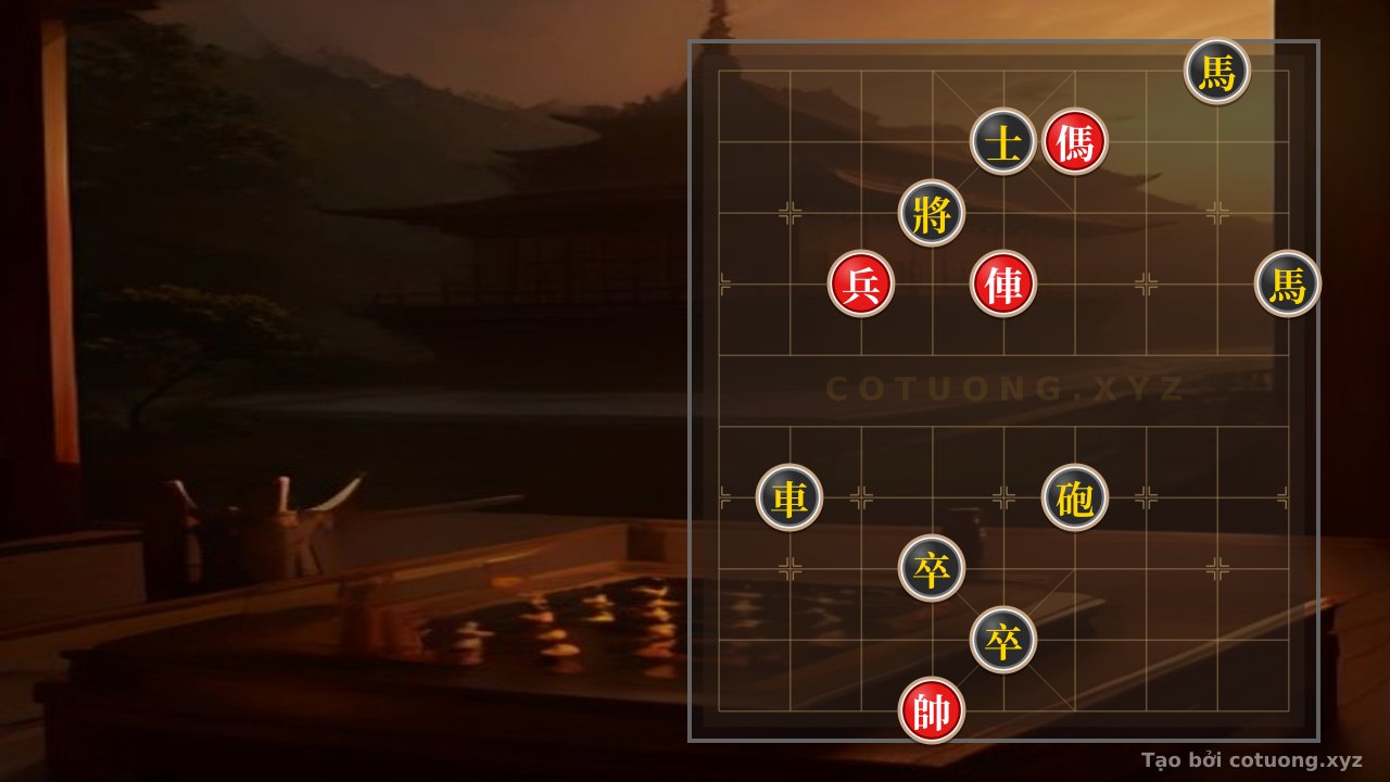 Thế cờ: Xiangqi: Deceiving Black with an Empty Cannon - Red's Sacrifice Tactic — Cờ Tướng Online