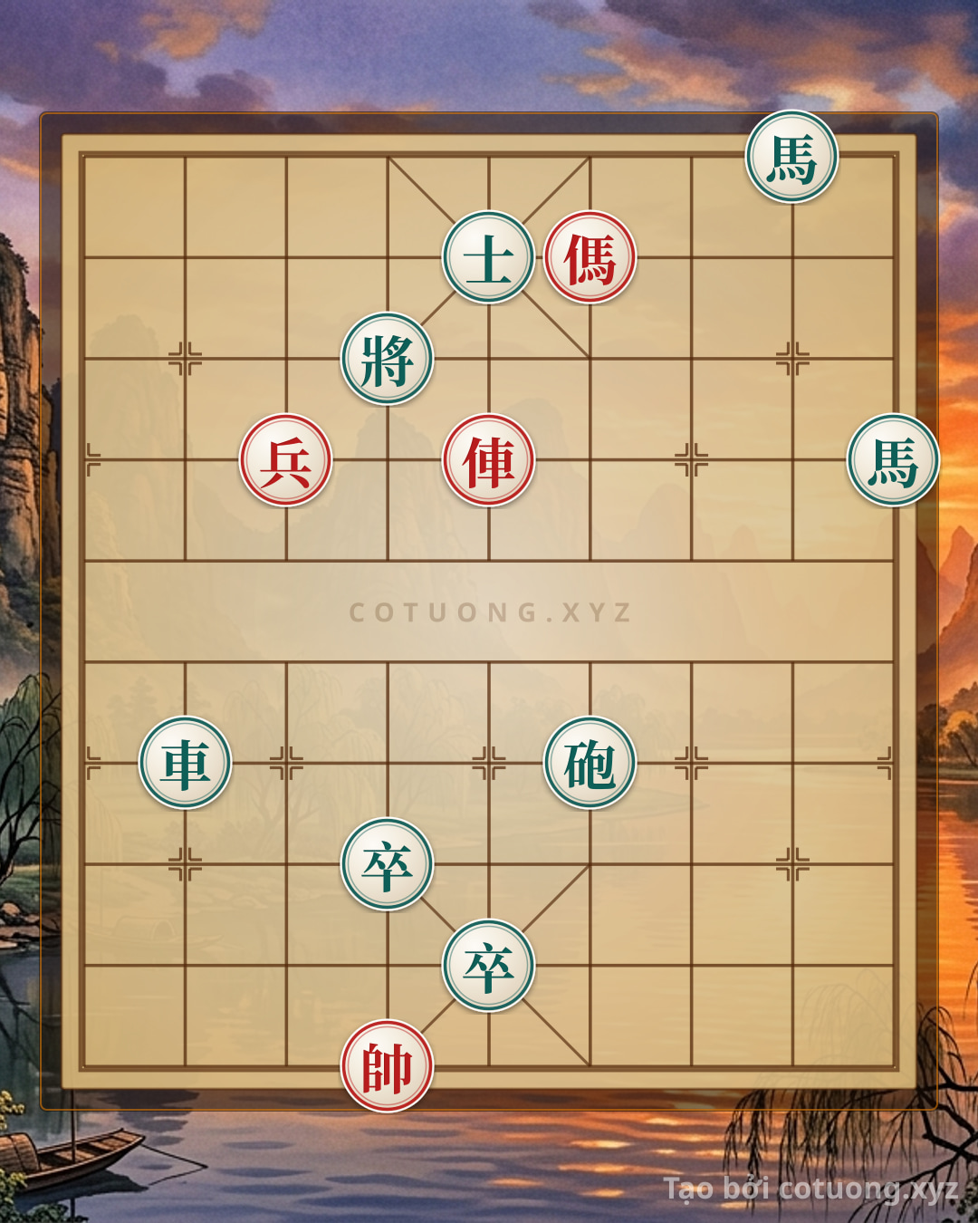 Challenge: Xiangqi: Deceiving Black with an Empty Cannon - Red's Sacrifice Tactic - Can you solve it?