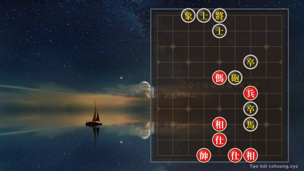 Thế cờ: Mastering Xiangqi: The Art of the Horse Pin Against Cannon Horse - Victory in a Single Move — Cờ Tướng Online