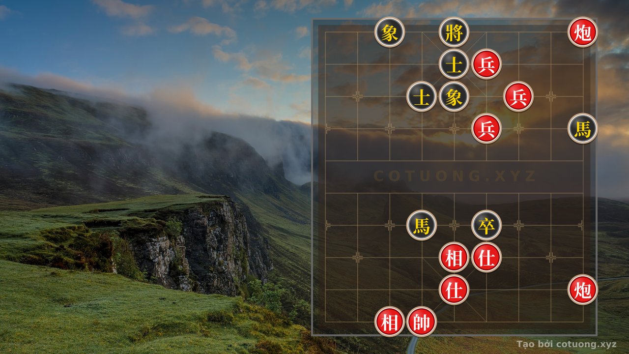 Thế cờ: Red General's Breakthrough: Black Horses Surrounded - Optimal Strategy — Cờ Tướng Online