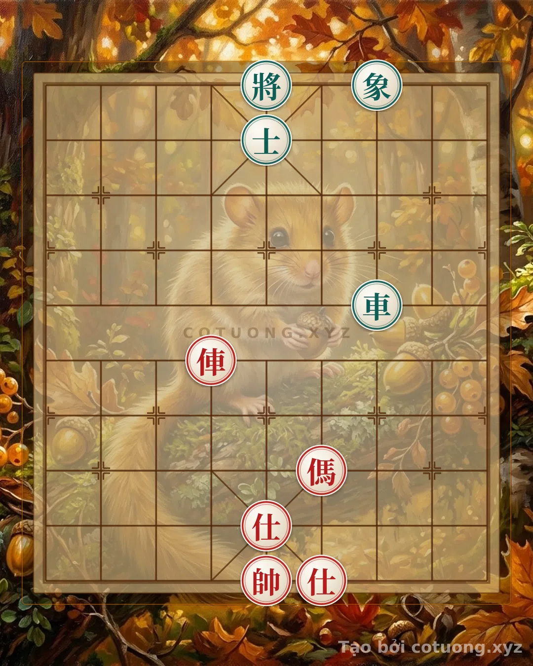 Thế cờ: Black Cannon's Empty Drive – Mistaken Attack on Red at File 6: 