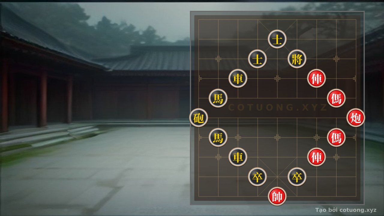 Thế cờ: Red Chariot's Straight Charge: The Tactical Storm on the Seventh Rank in Chinese Chess — Cờ Tướng Online