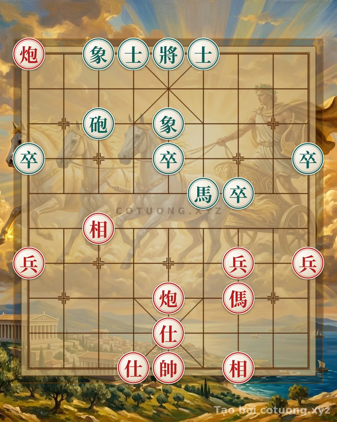 Thử Thách: Cờ Tướng Đỏ Đánh Bật: Pháo Lộ 9 Thoái Hàng 10 Là Nước Đi Gây Sốc! - Bạn có thể giải được?