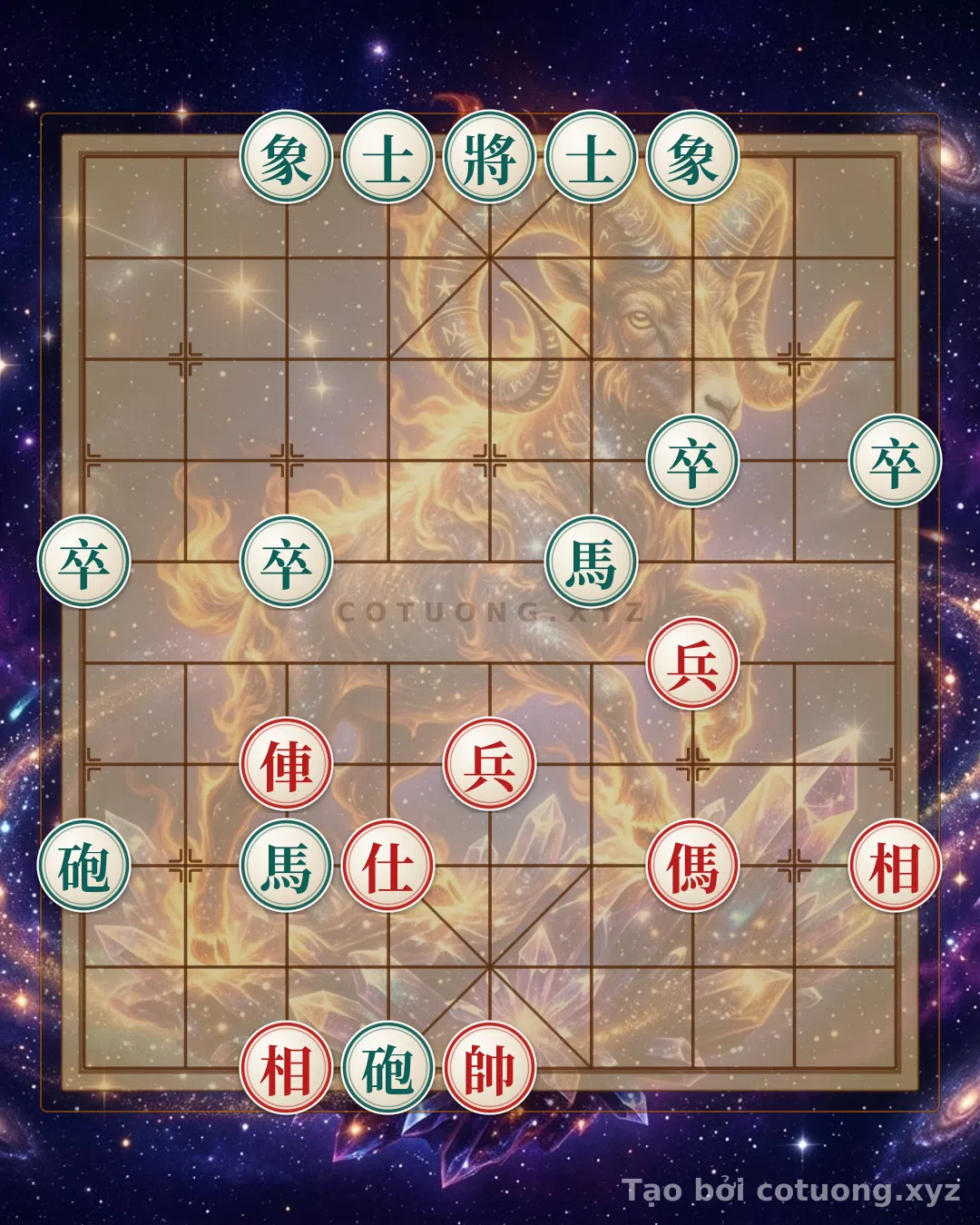 Thử Thách: Thế cờ tướng 'Song mã giao chân' - Đánh bại đối thủ với 15 nước đi - Bạn có thể giải được?