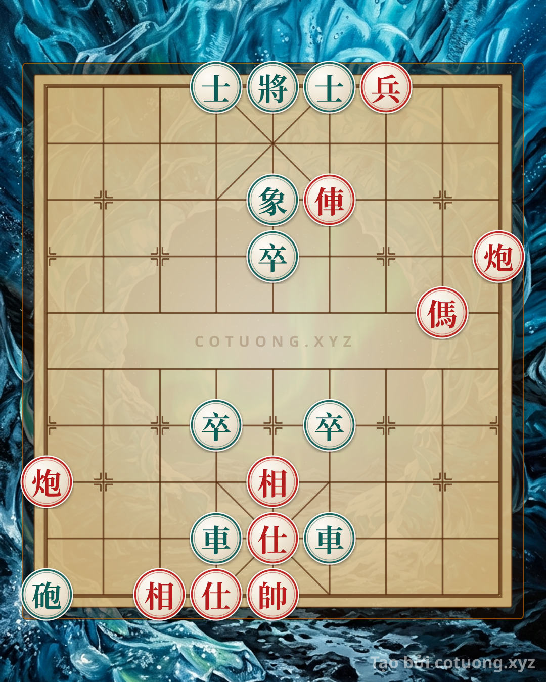 Challenge: Xiangqi Unique Formation: Red-Black Head-to-Head - Can you solve it?