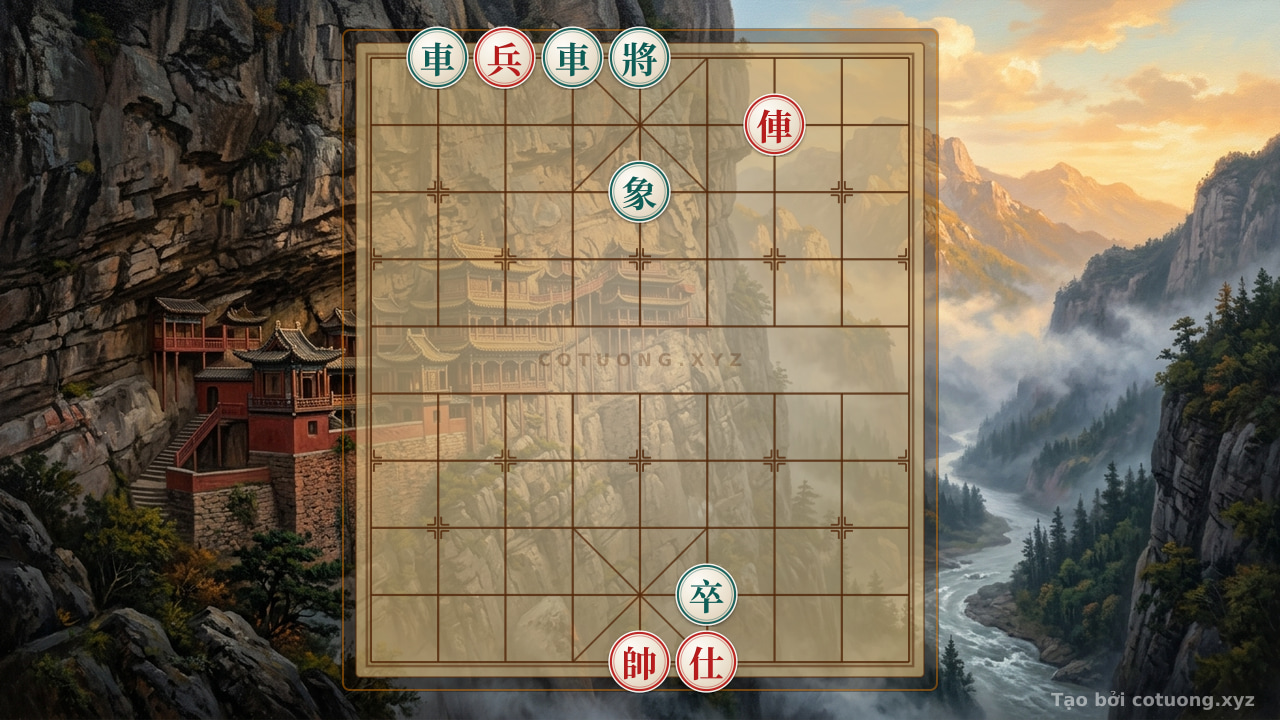 Thế cờ: Xiangqi Pro Tips: Flipping the Board with Rook and Advisor – When David Defeats Goliath in One Move! — Cờ Tướng Online