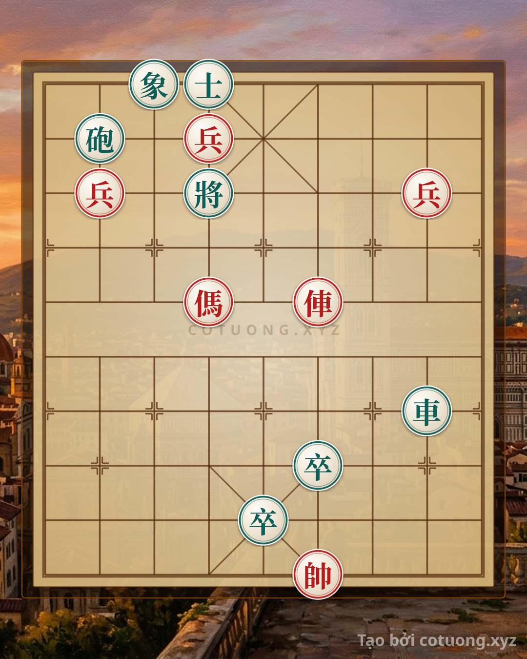 Challenge: Xiangqi: Red Wins in the Death Move, Black Loses the General in the Dark Night - Can you solve it?
