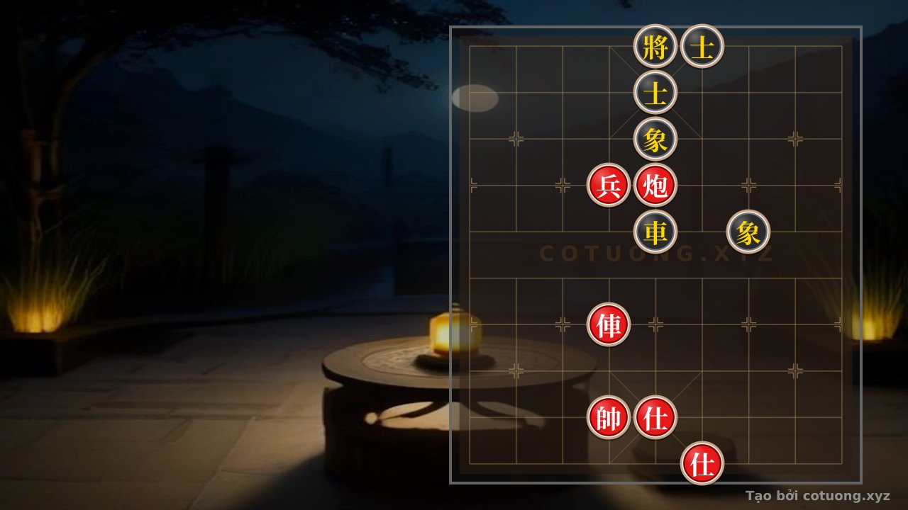 Thế cờ: Xiangqi (Chinese Chess) Strategy: Black Chariot Blockade, Red Cannon Counterattack - A Master's Tactics Like the Xich Bi Battle of Bach Dang — Cờ Tướng Online