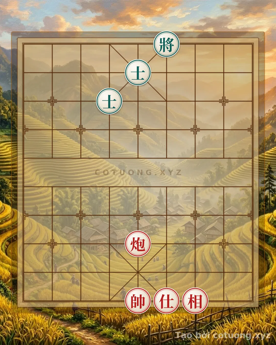 Thế cờ: Red General Cannon Opening 3 – Winning with 'Empty Cannon' and 'Rook Check': The Secret to Forcing the Black Army into a Hopeless Position! — Cờ Tướng Online