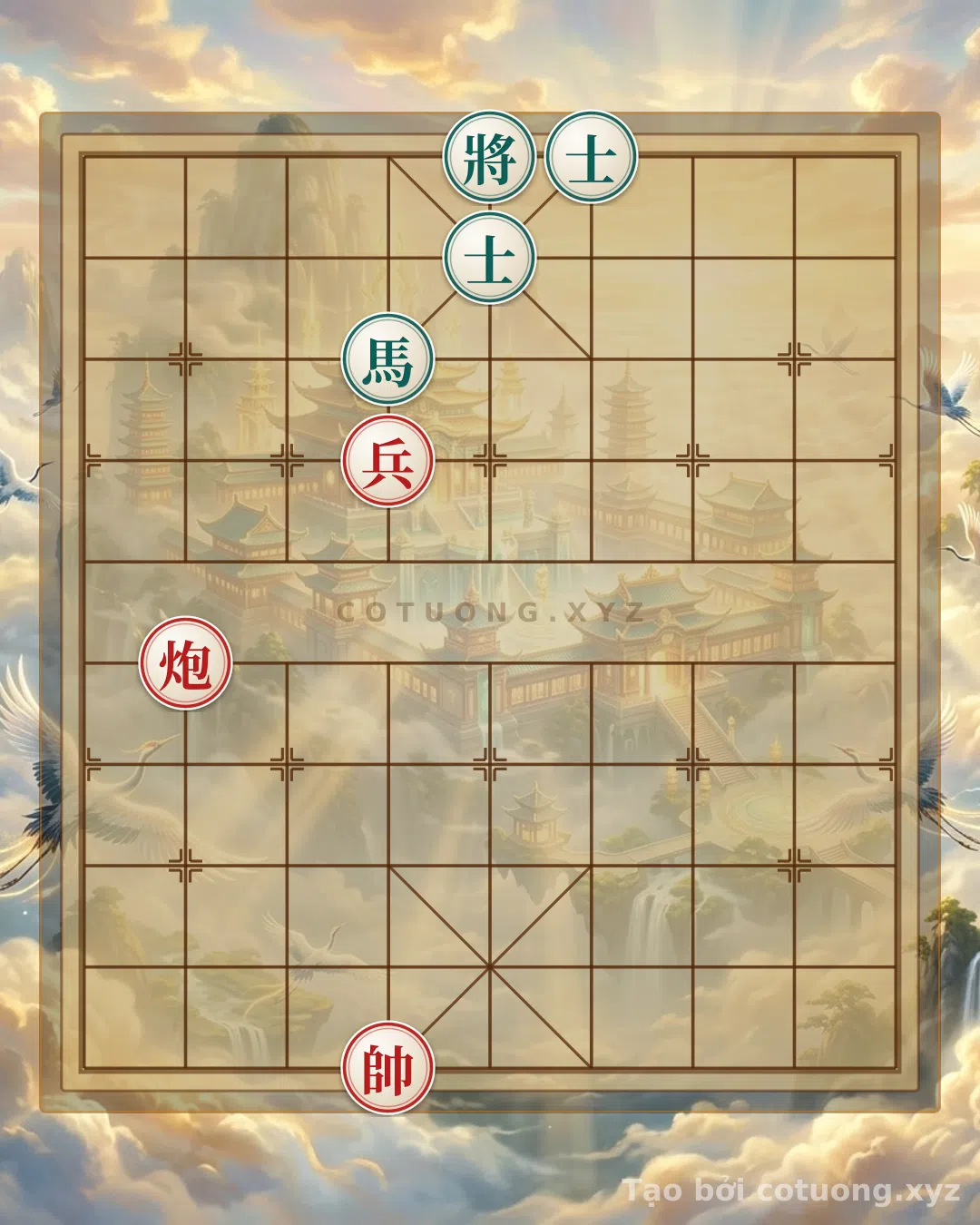 Thế cờ: Advisor's Gambit: A Counterplay Against the Double Rook Formation — Cờ Tướng Online
