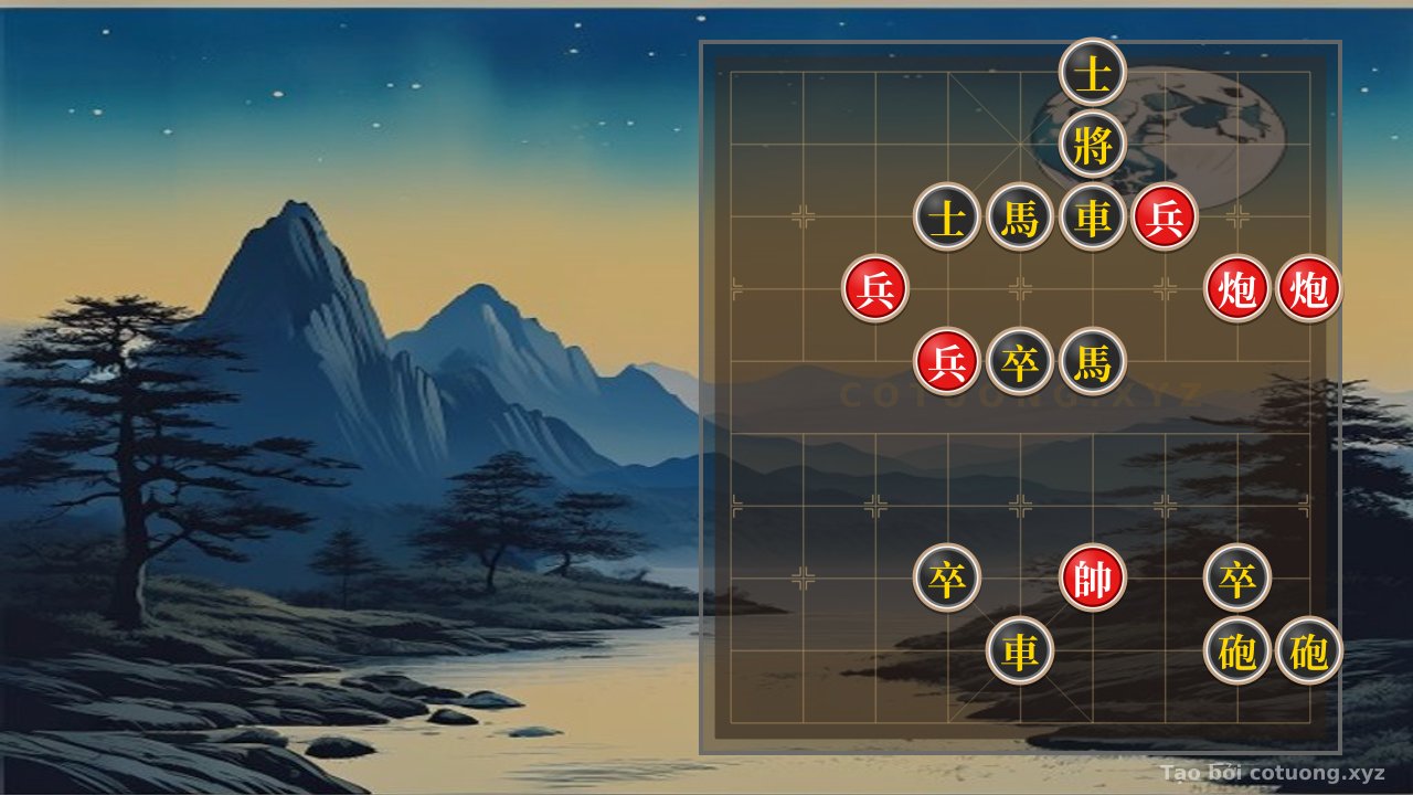 Thế cờ: The Deadly Trap in the Xiangqi Opening: Two Cannons, Three Pawns vs. Two Chariots, Two Cannons, Two Horses - The Rescue Strategy from the Grandmaster — Cờ Tướng Online