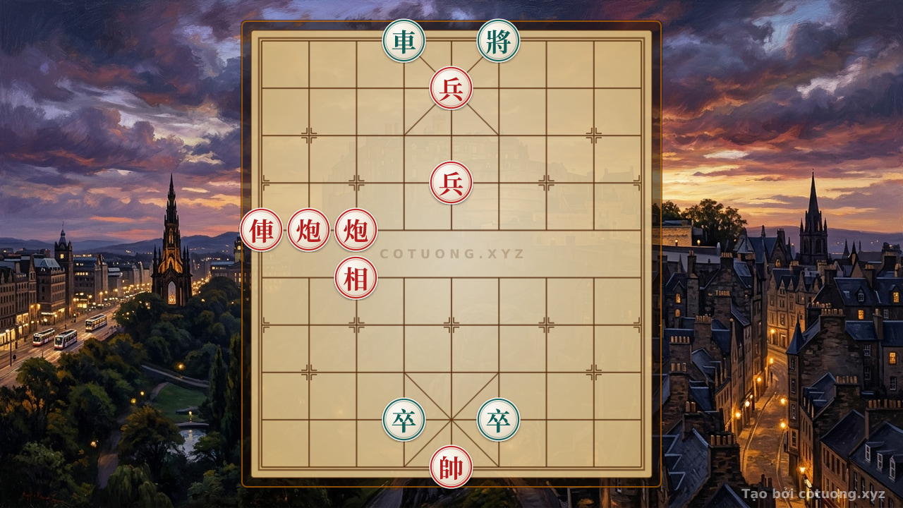 Thế cờ: Two Rooks, Two Cannons, and Two Pawns: When the Chessboard Becomes a Psychological Battlefield — Cờ Tướng Online