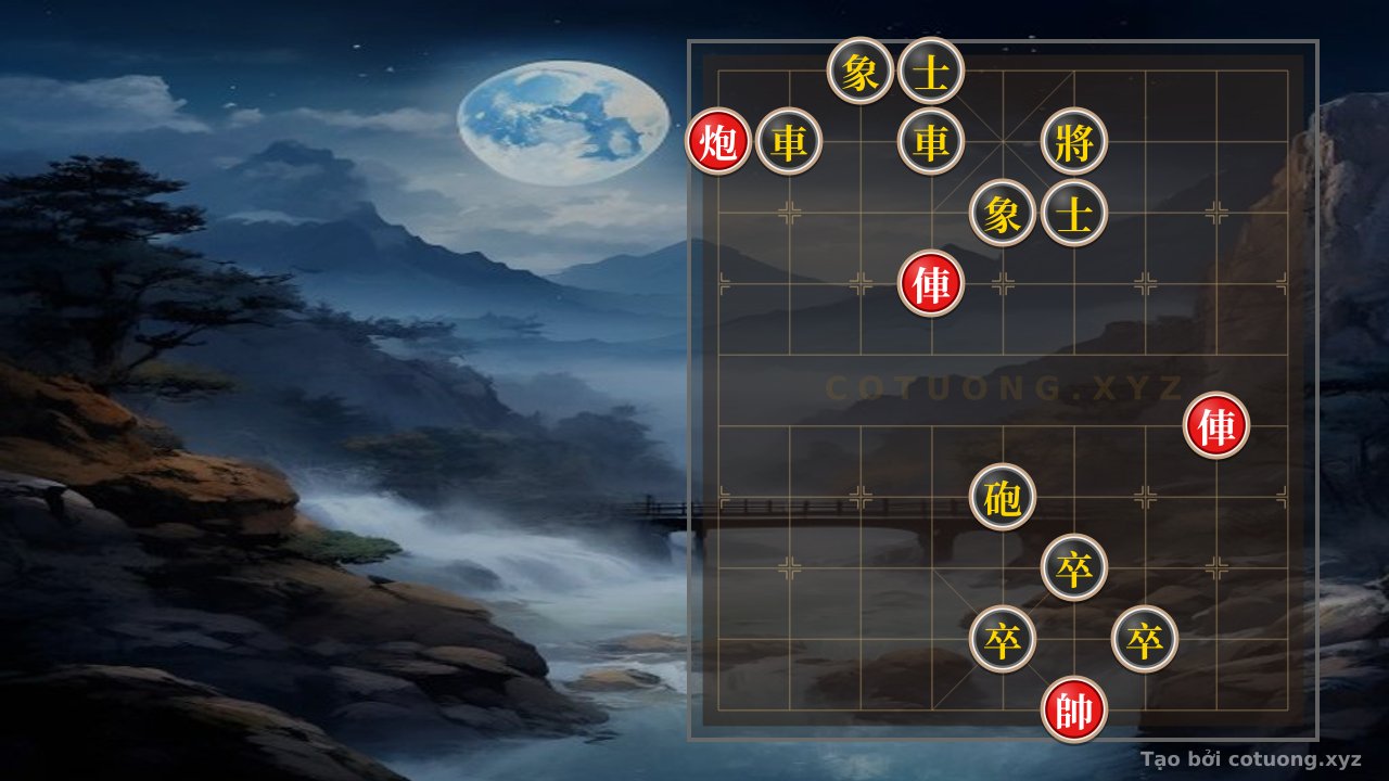 Thế cờ: Xiangqi: The Secret to Killing Black with Rooks and Cannons — Cờ Tướng Online