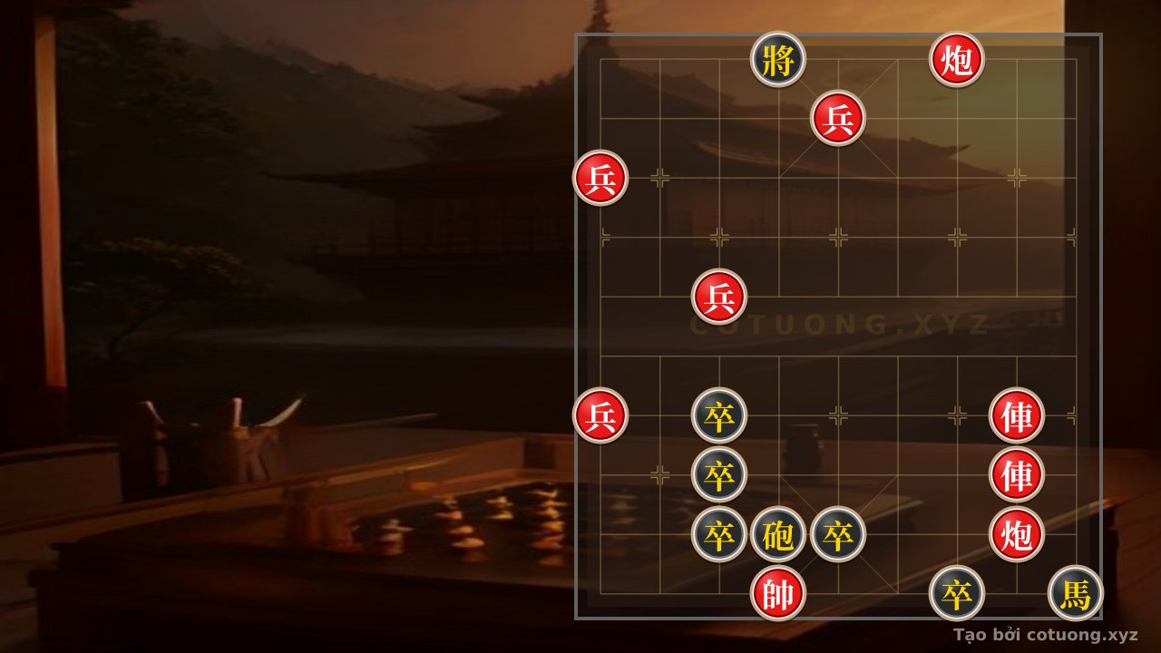 Thế cờ: Xiangqi: Defensive Tactics for Black in the 'Empty Cannon' Formation — Cờ Tướng Online