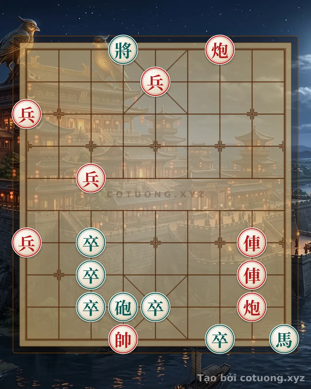 Challenge: Xiangqi: Defensive Tactics for Black in the 'Empty Cannon' Formation - Can you solve it?
