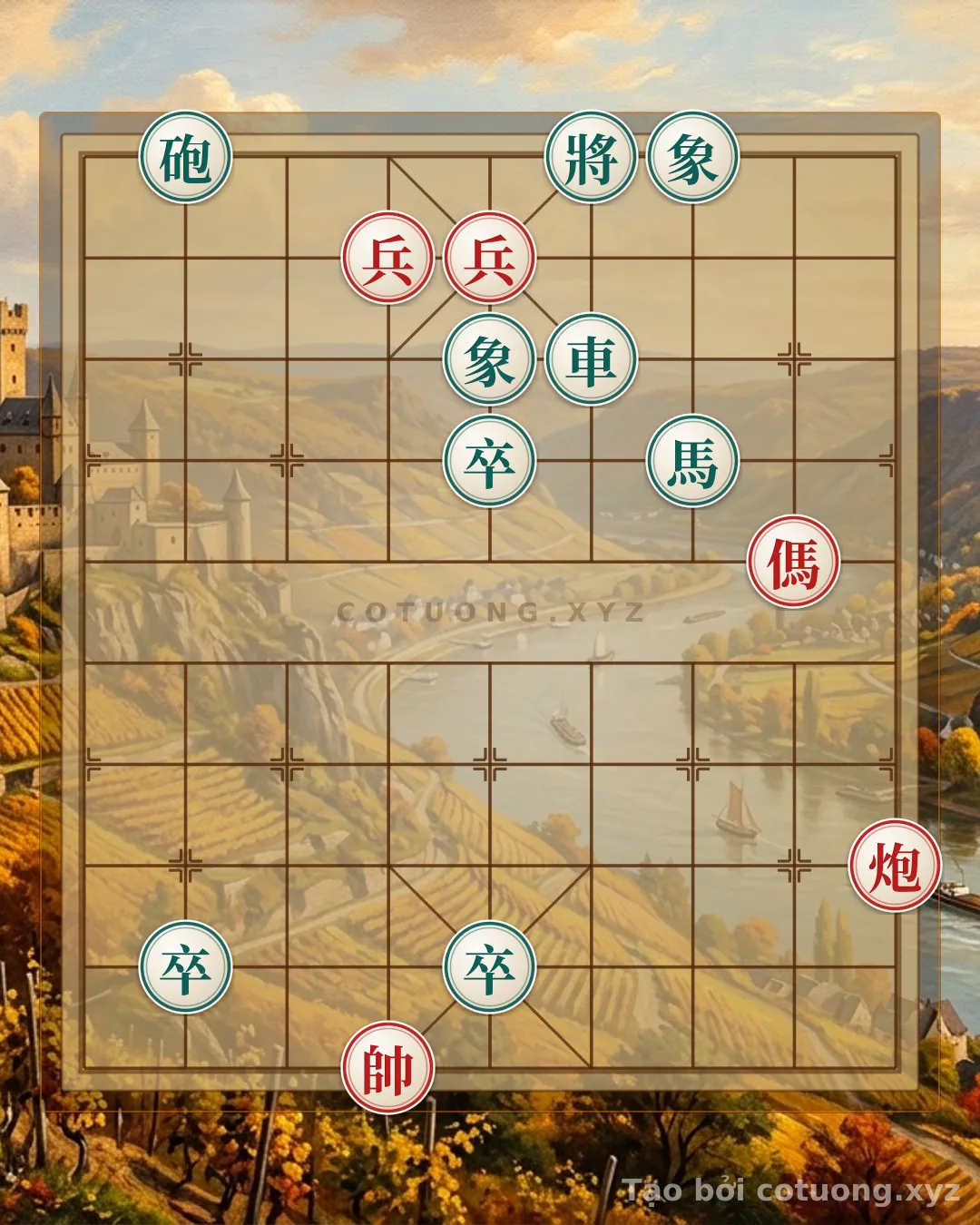 Challenge: Xiangqi Surprise Formation: Red Cannon Counterattack, Black Horse Cornered - Deception Tactics Against Black (Level 1/10) - Can you solve it?
