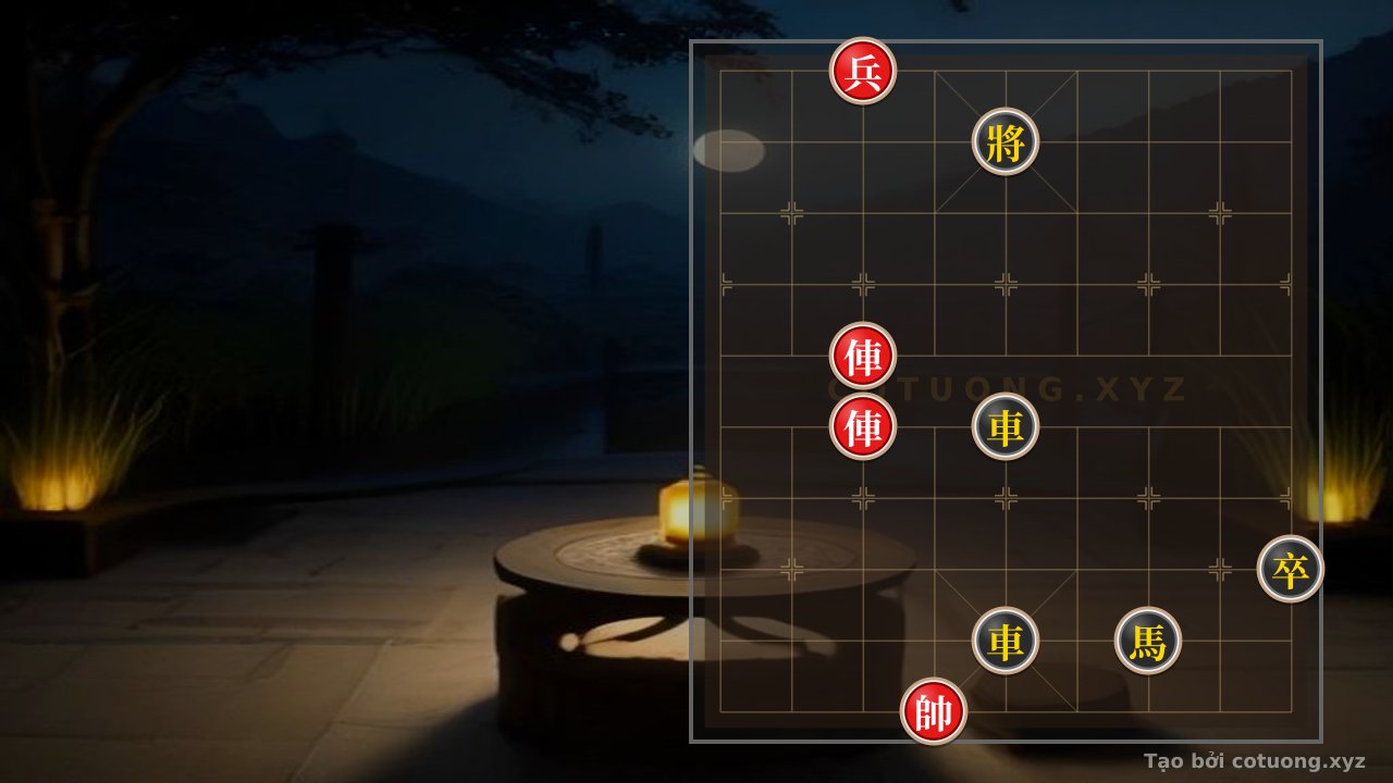 Thế cờ: The Ultimate Survival Tip in Classic Endgame: Red's 2 Rooks vs. Black's 2 Horses - Who Will Win? — Cờ Tướng Online