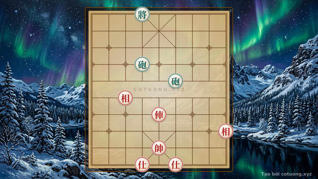 Thế cờ: Xiangqi: Red Cannon Strategy - Black Chariot's Lost Advantage — Cờ Tướng Online