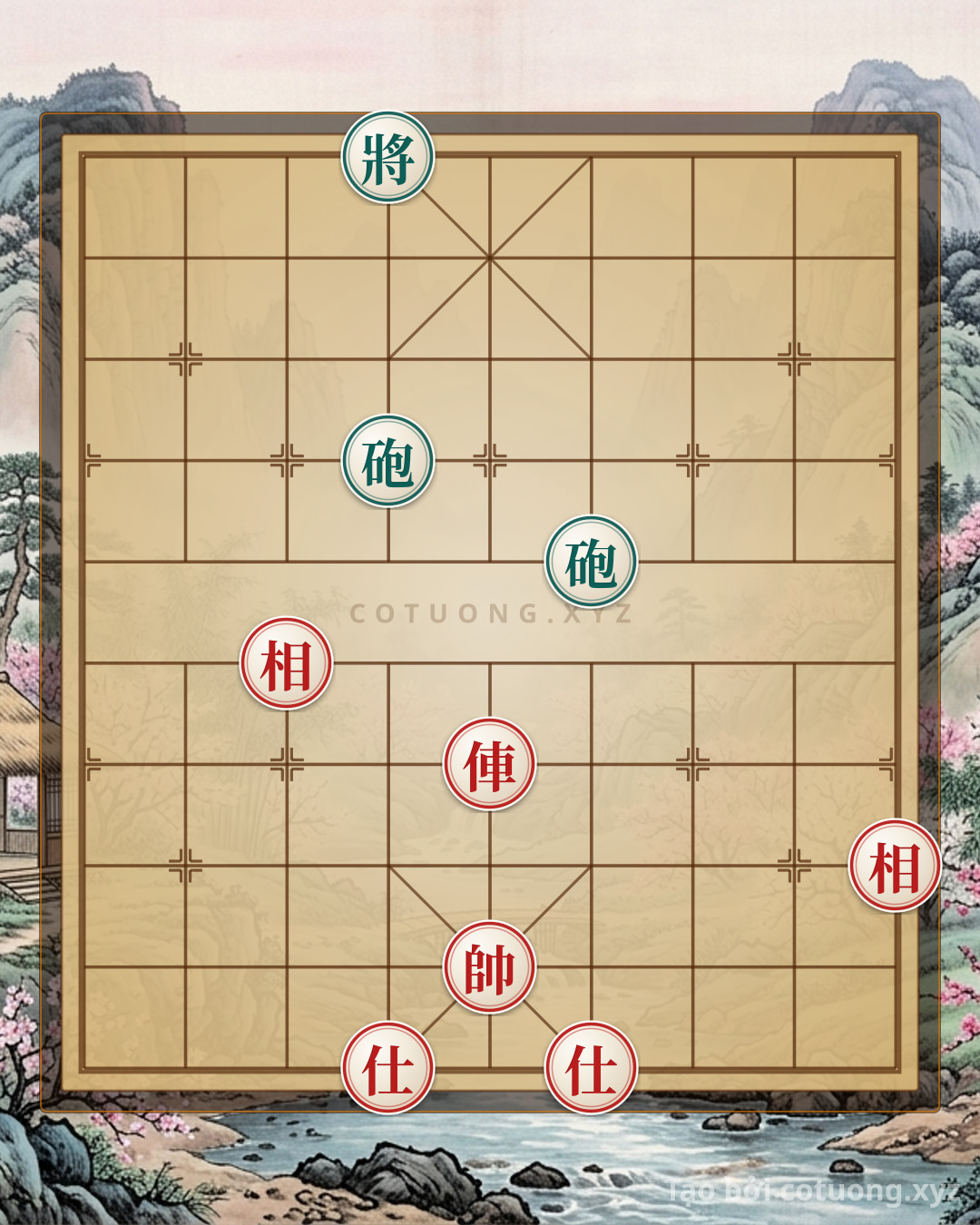 Challenge: Xiangqi: Red Cannon Strategy - Black Chariot's Lost Advantage - Can you solve it?