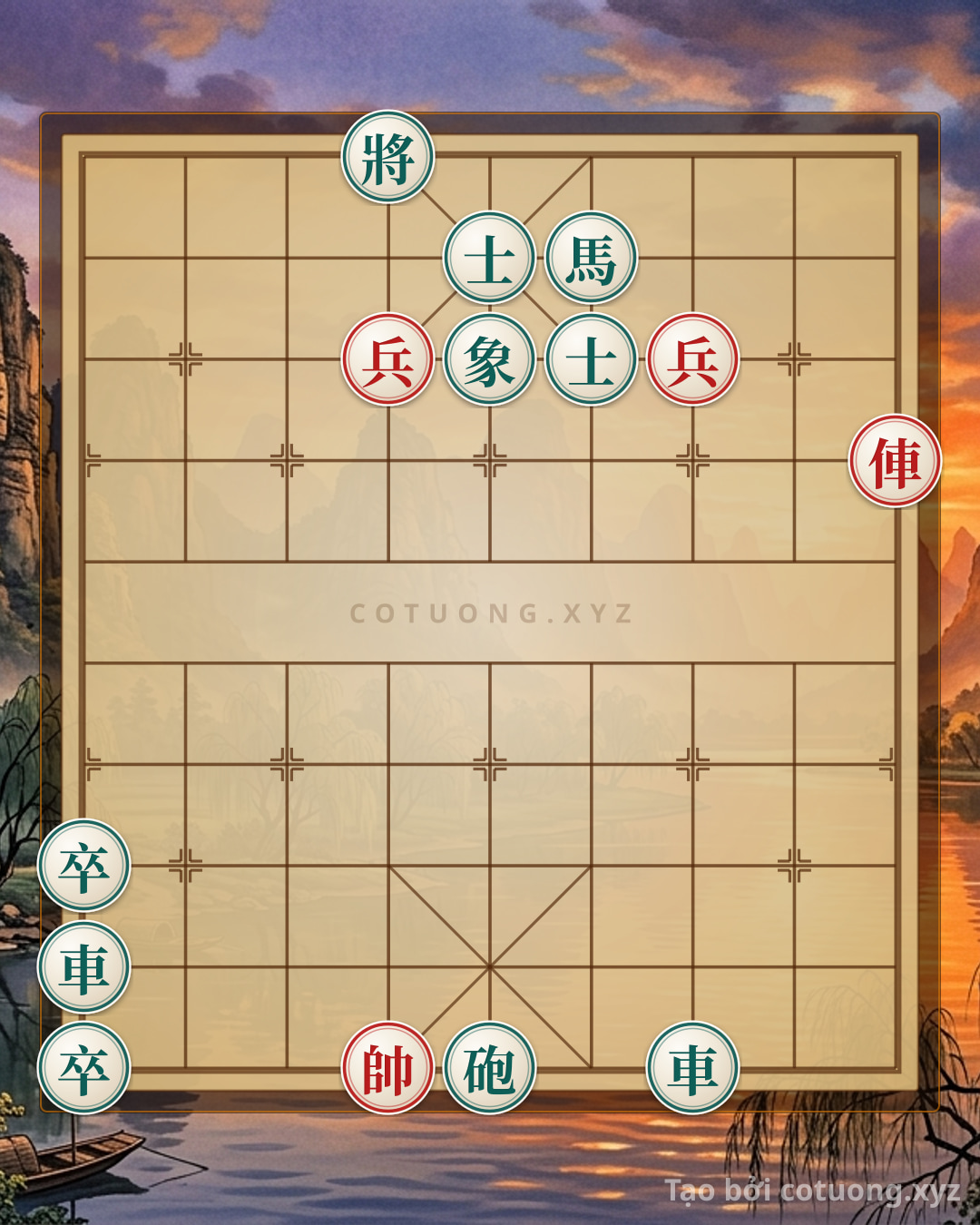 Challenge: Fast Checkmate Tactics in the 'Chariot Thrust' Formation - Xiangqi Online Bot - Can you solve it?