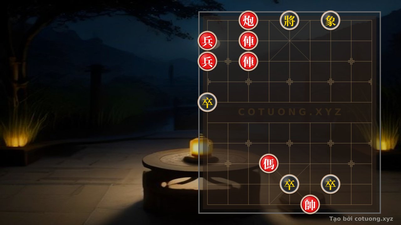 Thế cờ: Xiangqi: Strategic Breakthrough with Double Horses - Discover the Tactics of Patience and Courage — Cờ Tướng Online
