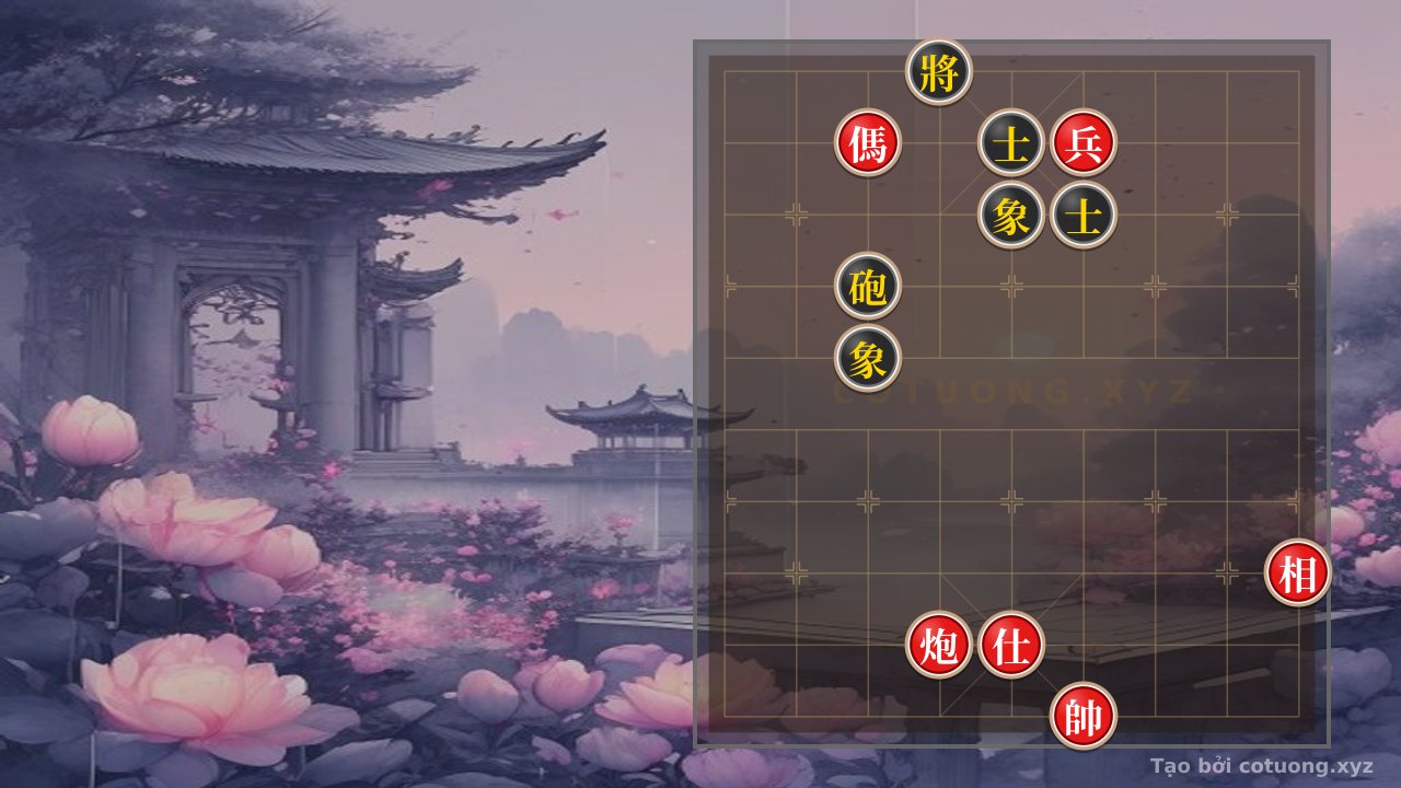 Thế cờ: Solo Battle in the Rear Lines - Red's Deadly Tactics Unleashed — Cờ Tướng Online