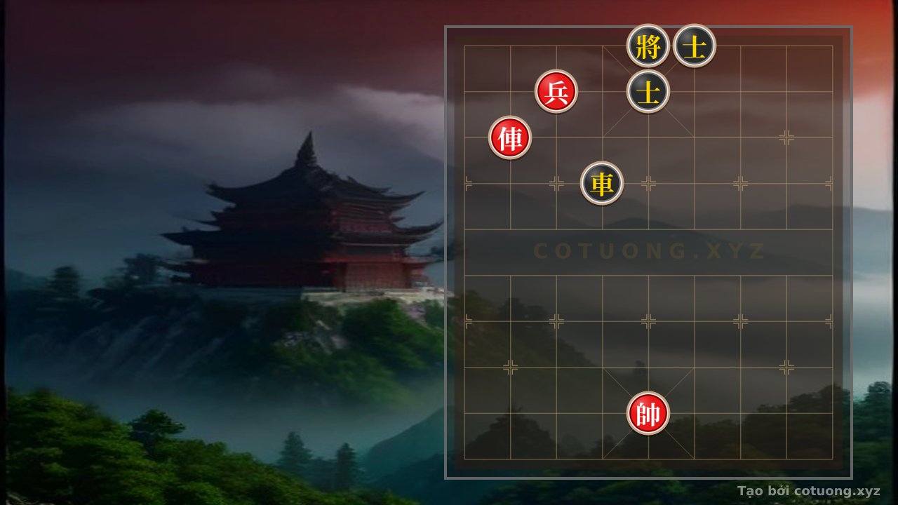 Thế cờ: The 'Red Chariot on File 8' Trap - The Deadly Move of Red in the 'Black General on File 5' Formation — Cờ Tướng Online