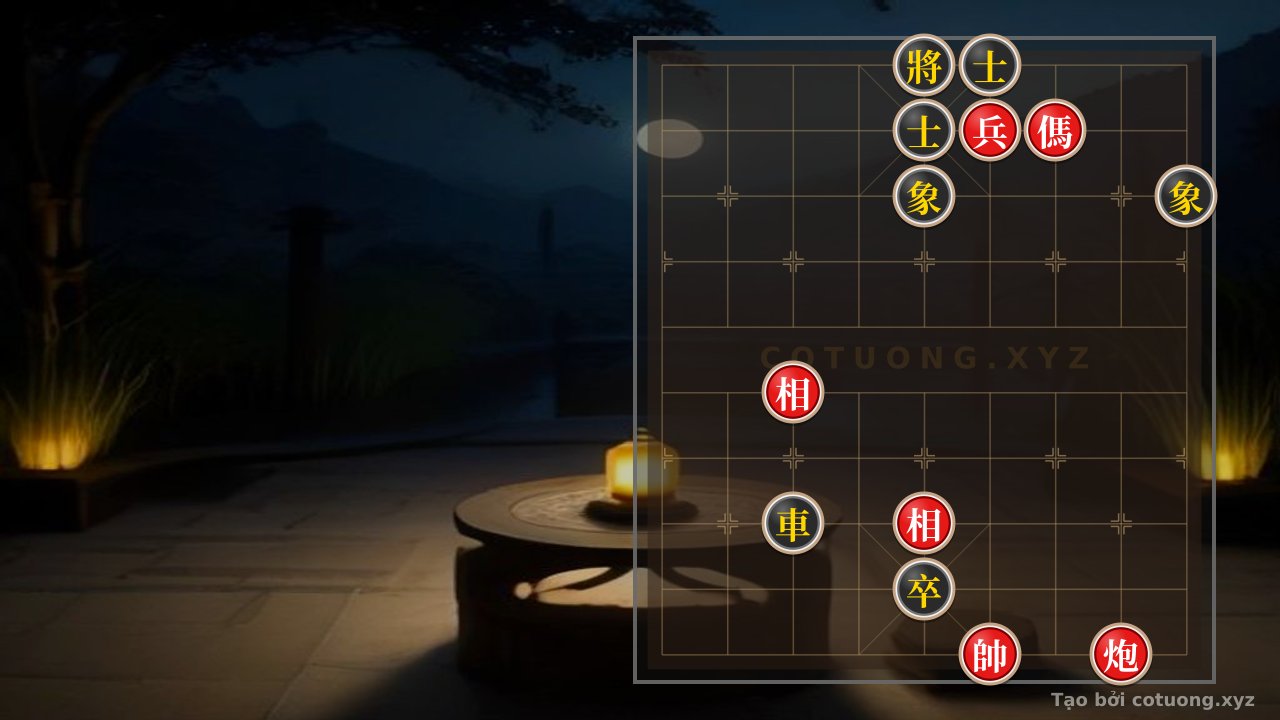 Thế cờ: Art of Defense and Counterattack: The Lone Black Chariot in the Flames of Xiangqi — Cờ Tướng Online