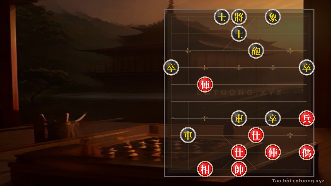 Thế cờ: Xiangqi: Strategy for Red Chariot on 7th Rank, 6th File - Checkmate Tips from the Red Side — Cờ Tướng Online
