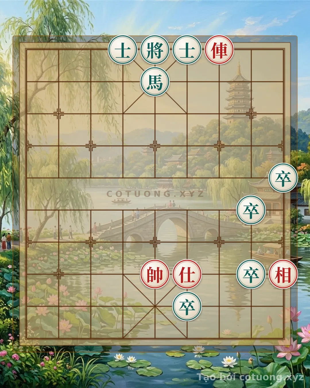 Challenge: Red Chariot Rushes Straight to File 5: Double Horse Legs Strategy in Chinese Chess - Can you solve it?