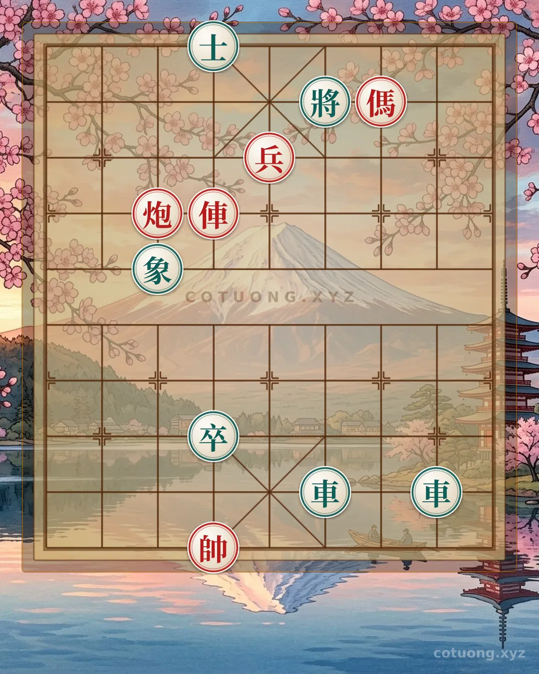 Thế cờ: Defensive Counterattack Strategy in the 'Double Horse Attack' Formation - Xiangqi 360 — Cờ Tướng Online