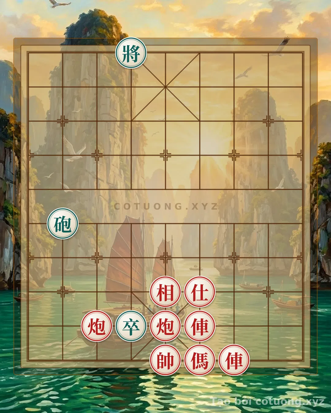 Thế cờ: Red Chariot Rush: Mastering the Level 1/10 General's Opening — Cờ Tướng Online