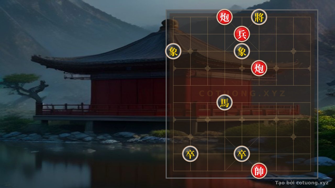 Thế cờ: Red Cannon on File 6, Rank 10: The 'Advancing General' Strategy in Xiangqi — Cờ Tướng Online