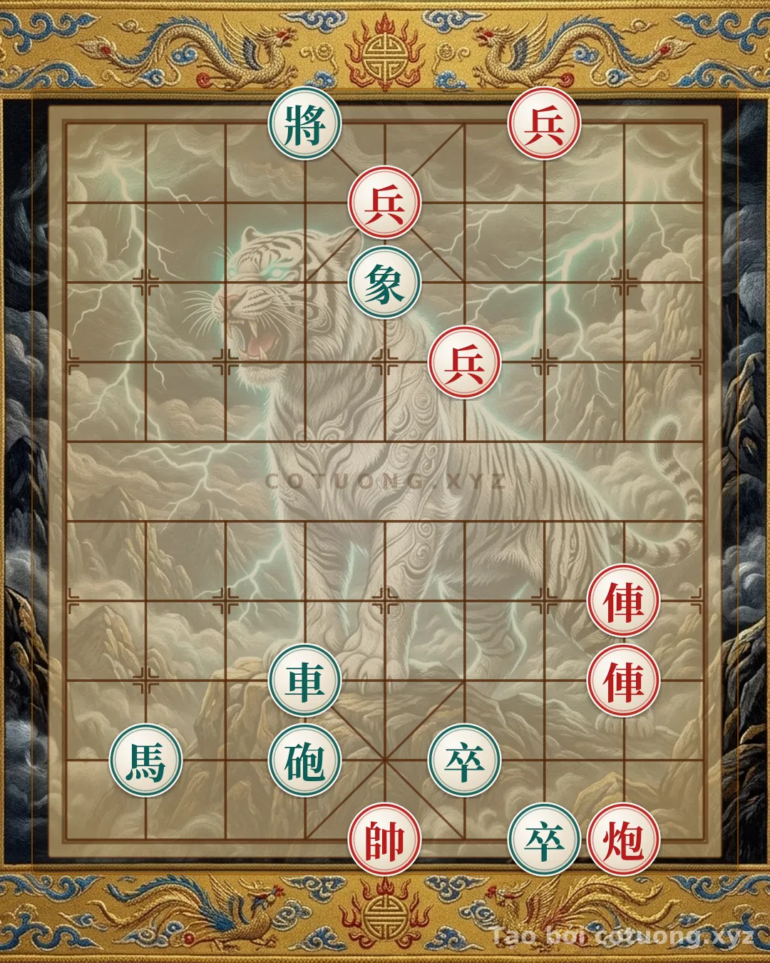 Thử Thách: Thế Trận ‘Đơn Pháo Khống Xe’: 