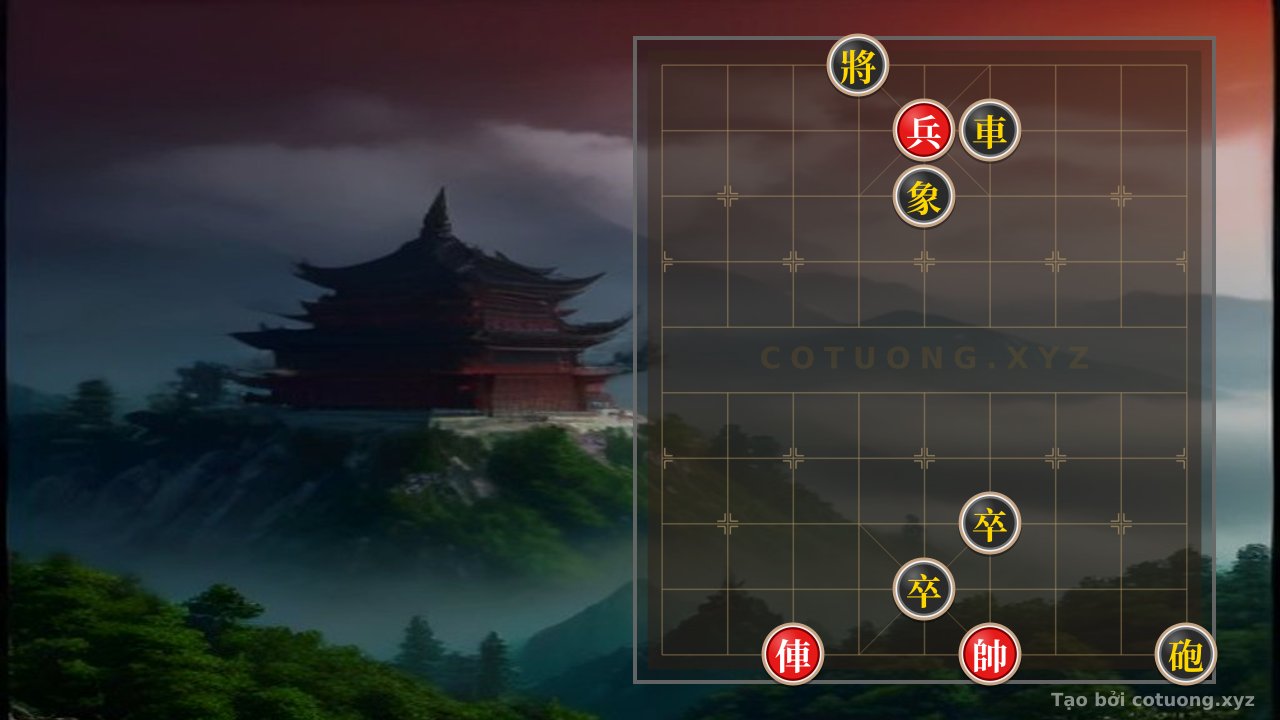 Thế cờ: The Classic Endgame Trap: Red Rook vs. Black Cannon with Two Elephants - Who Will Win? — Cờ Tướng Online