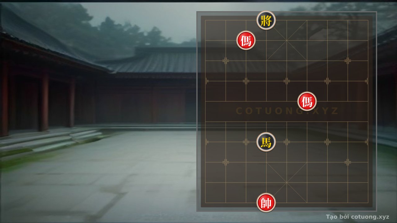 Thế cờ: Xiangqi Tips: 2 Horses vs. Horse - Pikafish Analysis — Cờ Tướng Online