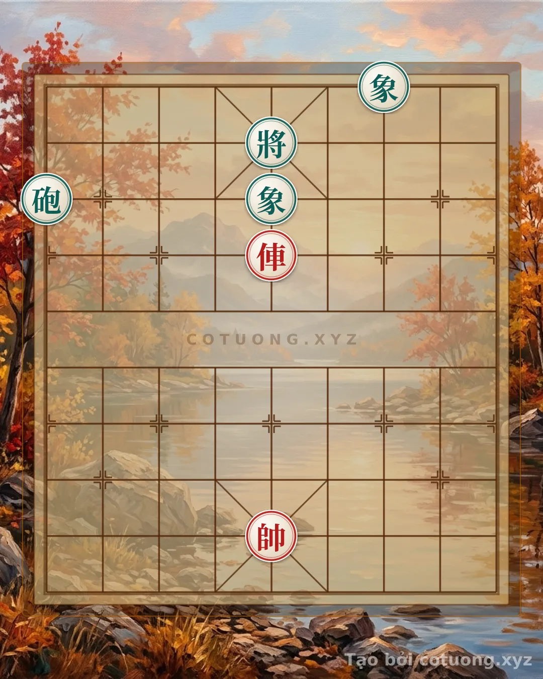 Challenge: Xiangqi: Red vs Black - The Rook Checkmate in Level 6 - Can you solve it?