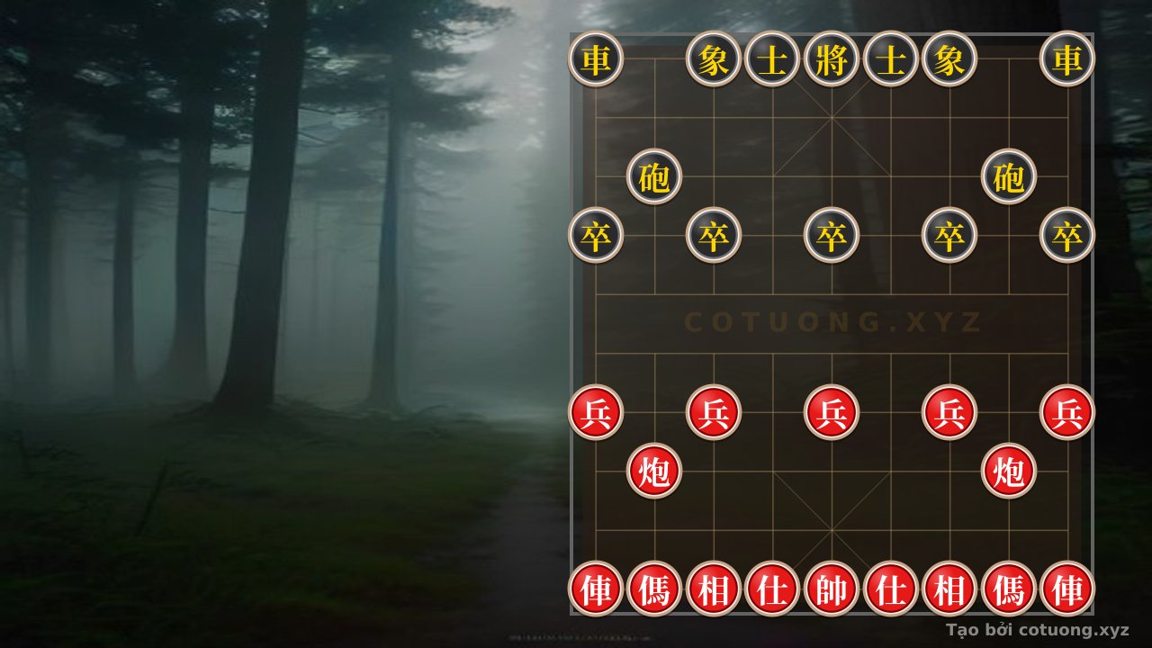 Thế cờ: The Hidden Mystery of Double Rooks and Double Cannons: When Red's Grip Clashes with the Phantom's Pressure — Cờ Tướng Online