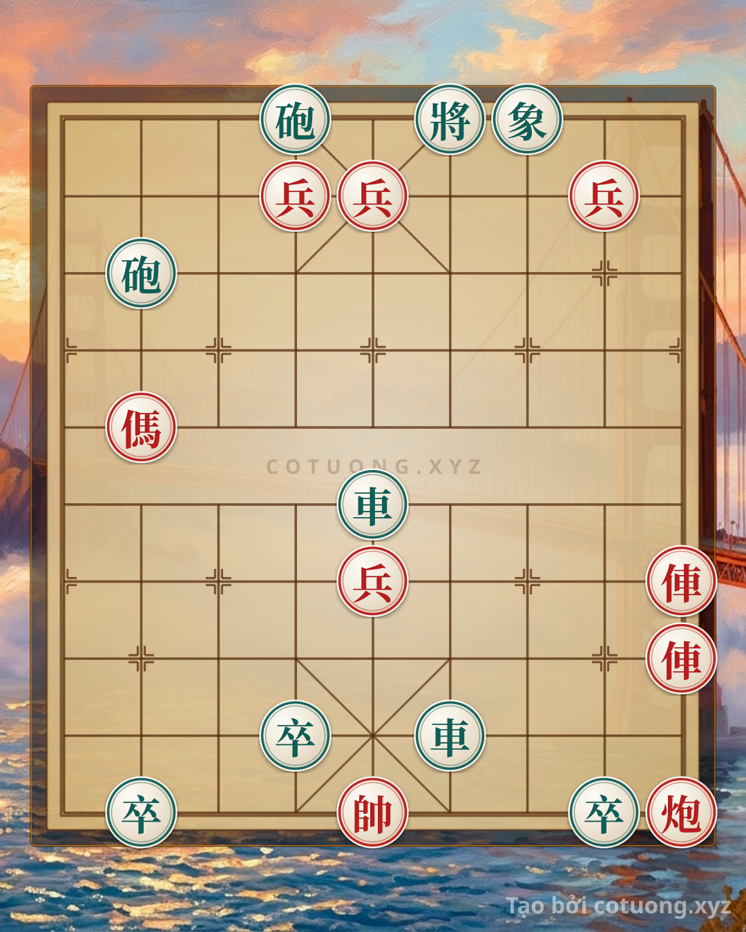 Challenge: Super Difficult Xiangqi: Red Chariot Attacks Straight on File 1, Black Cannon is Trapped - Extremely Tactical - Can you solve it?