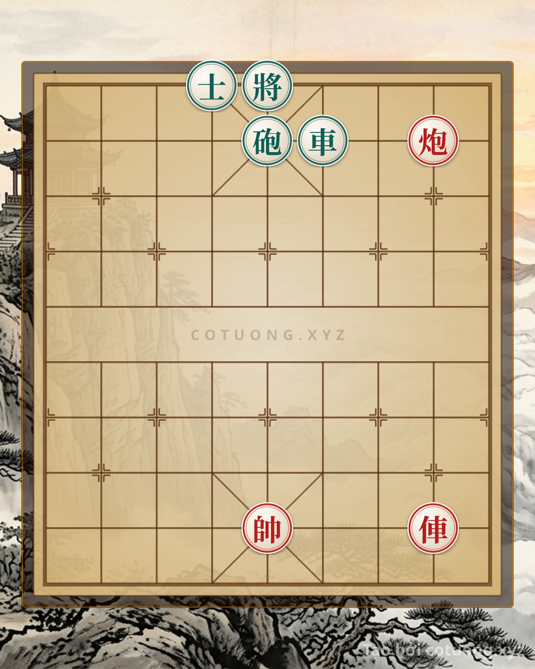Challenge: Xiangqi Position Analysis: Black's Elephant 6 and Red's Cannon Counterattack - Can you solve it?