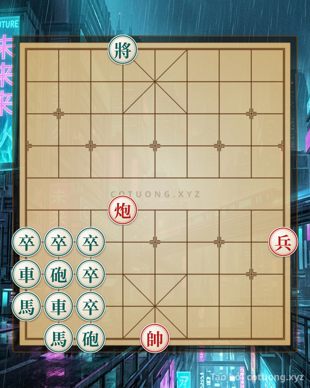 Challenge: Red Cannon Opening: Cannon on 6th File, 5th Rank - Strategy to Defeat the Black General in 3 Moves - Can you solve it?