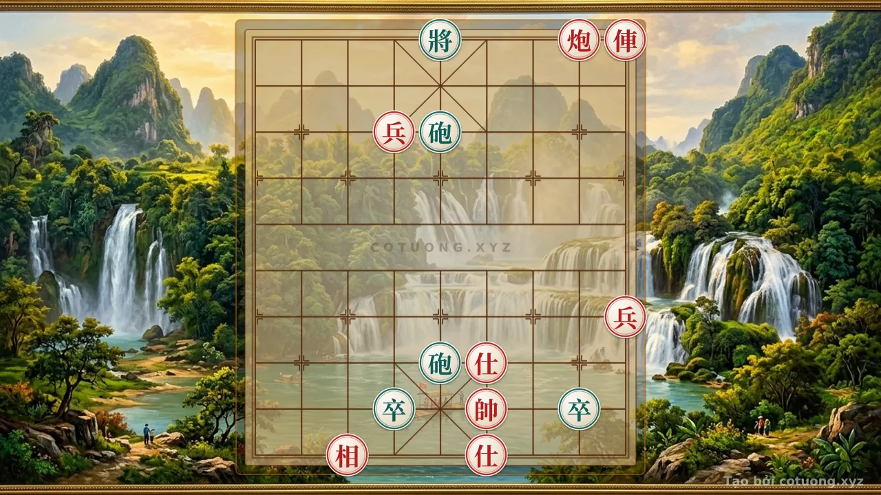 Thế cờ: Xiangqi: Strategy to Win with the Black Cannon - Ending the Game in 3 Moves — Cờ Tướng Online