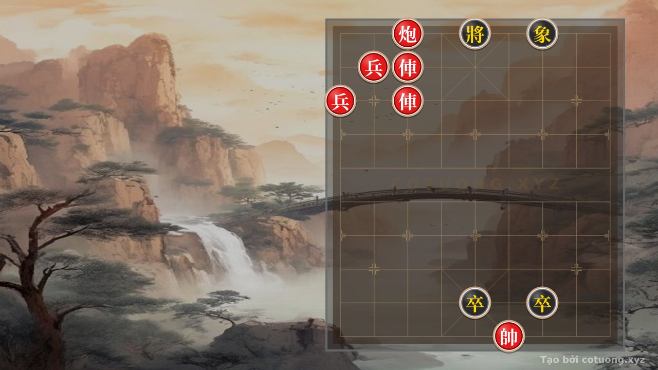 Thế cờ: Red Cannon at File 7, Rank 10: The Art of Sudden Strikes in Xiangqi — Cờ Tướng Online