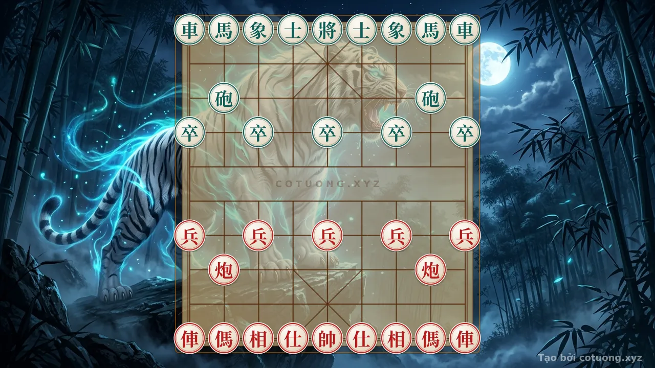 Thế cờ: Xiangqi (Chinese Chess) Opening: Red Rook Exposed on the 8th File - Optimal Endgame Tactics — Cờ Tướng Online
