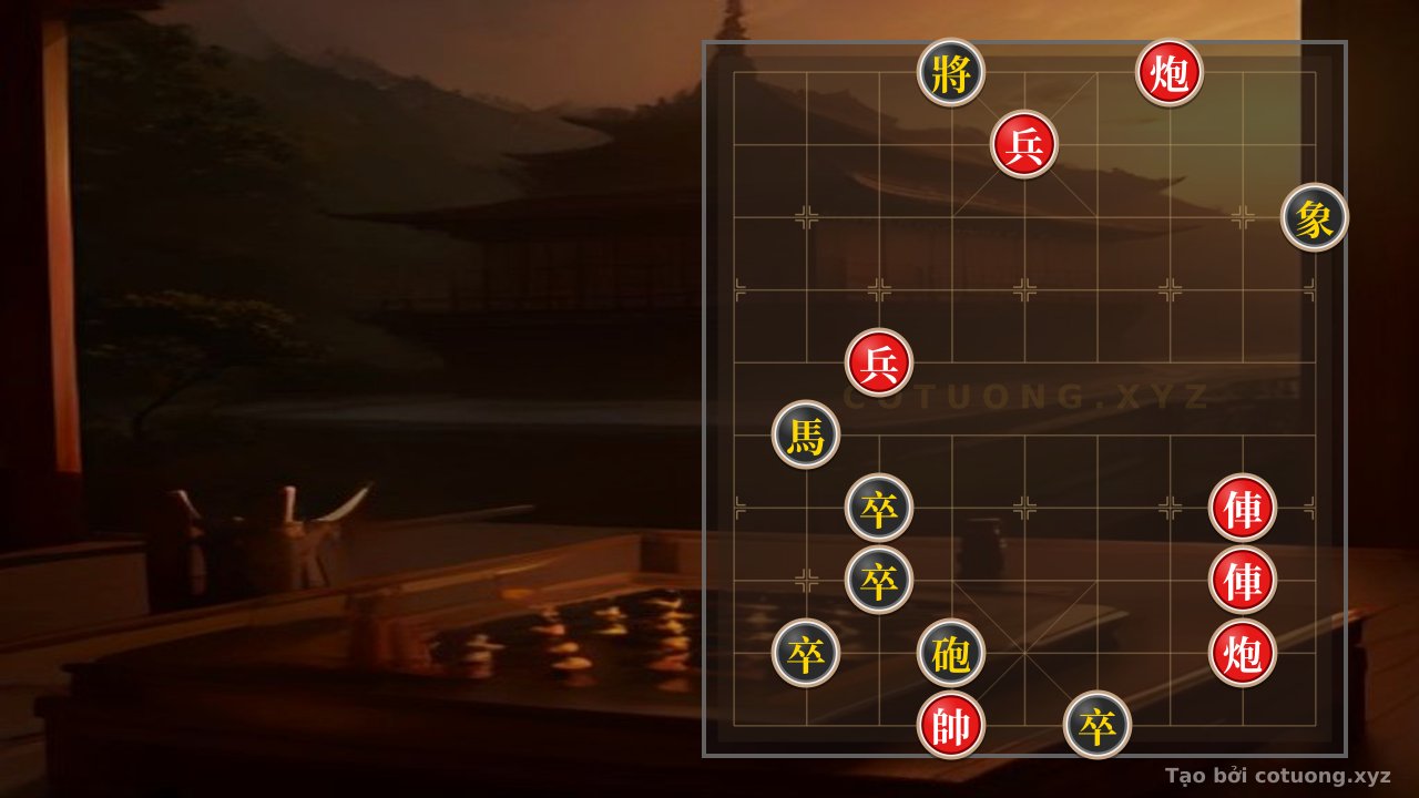 Thế cờ: Essence of Xiangqi: Strategy with 2 Rooks, 2 Cannons, 2 Pawns vs. Cannon Horse 4 Pawns Elephant — Cờ Tướng Online