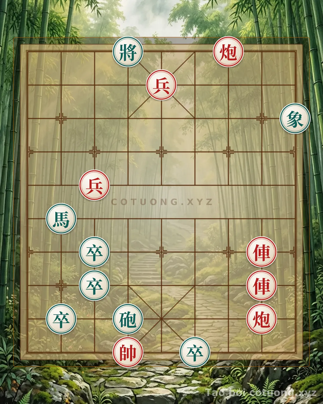 Challenge: Essence of Xiangqi: Strategy with 2 Rooks, 2 Cannons, 2 Pawns vs. Cannon Horse 4 Pawns Elephant - Can you solve it?