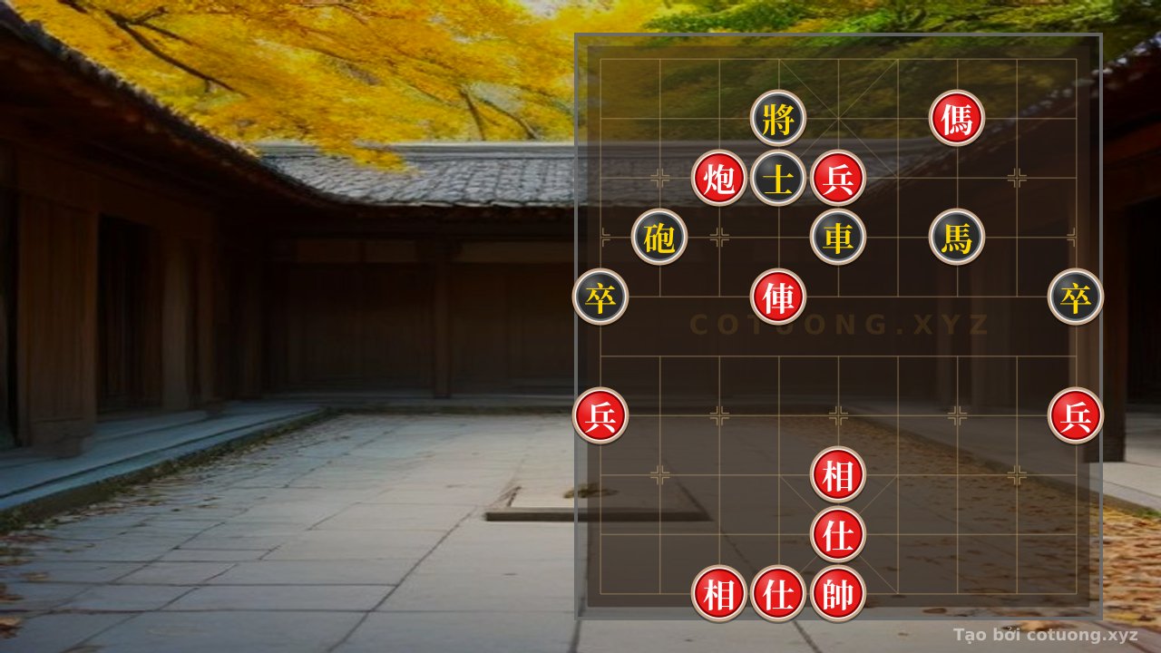 Thế cờ: Super Difficult General's Chess: Winning by Defensive Counterattack Artistry — Cờ Tướng Online